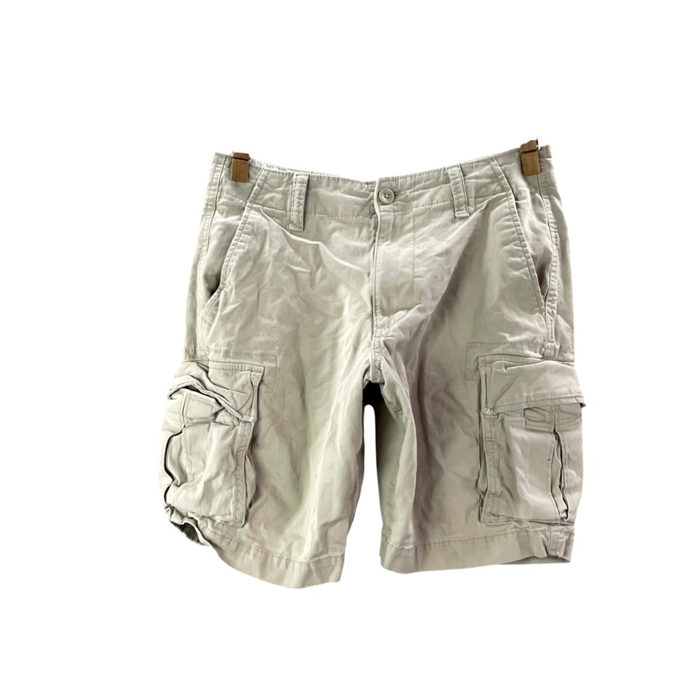 Old Navy Lived-in Straight Cargo Shorts Mens 30 Outdoor Hiking Gorpcore Utility